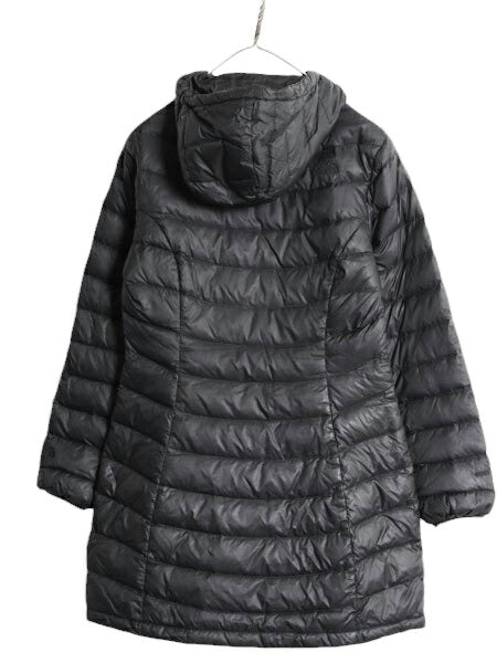 ノースフェイス ロング ダウン コート レディース M The North Face アウトドア パーカー ジャケット 550フィル キルティング ナイロン 黒