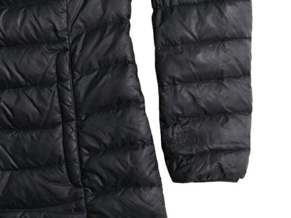 ノースフェイス ロング ダウン コート レディース M The North Face アウトドア パーカー ジャケット 550フィル キルティング ナイロン 黒