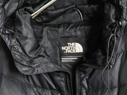 ノースフェイス ロング ダウン コート レディース M The North Face アウトドア パーカー ジャケット 550フィル キルティング ナイロン 黒
