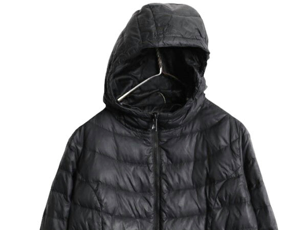 ノースフェイス ロング ダウン コート レディース M The North Face アウトドア パーカー ジャケット 550フィル キルティング ナイロン 黒