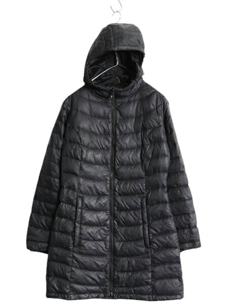 ノースフェイス ロング ダウン コート レディース M The North Face アウトドア パーカー ジャケット 550フィル キルティング ナイロン 黒