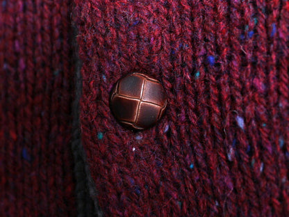 70s USA製 ペンドルトン ヘンリーネック デザイン ニット セーター メンズ L / 古着 ヴィンテージ PENDLETON ウール ボーダー モックネック