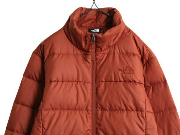 US企画 ノースフェイス ナイロン ダウン ジャケット メンズ M / The North Face アウトドア ジャンパー ハイネック フルジップ 550フィル