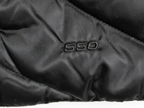 US企画 ノースフェイス ナイロン ダウン ベスト レディース XS / The North Face フルジップ キルティング 550フィル アウトドア 重ね着 黒
