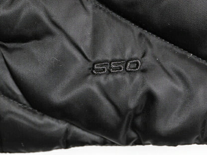 US企画 ノースフェイス ナイロン ダウン ベスト レディース XS / The North Face フルジップ キルティング 550フィル アウトドア 重ね着 黒