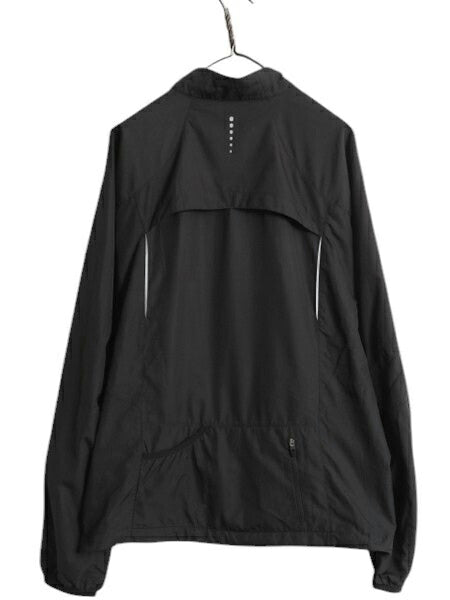 ノースフェイス フルジップ ナイロン ジャケット メンズ L / 古着 The North face FLIGHT SERIES アウトドア ブルゾン トレイル ブラック
