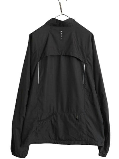 ノースフェイス フルジップ ナイロン ジャケット メンズ L / 古着 The North face FLIGHT SERIES アウトドア ブルゾン トレイル ブラック