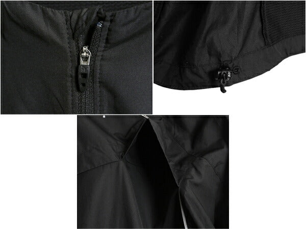 ノースフェイス フルジップ ナイロン ジャケット メンズ L / 古着 The North face FLIGHT SERIES アウトドア ブルゾン トレイル ブラック