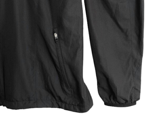 ノースフェイス フルジップ ナイロン ジャケット メンズ L / 古着 The North face FLIGHT SERIES アウトドア ブルゾン トレイル ブラック