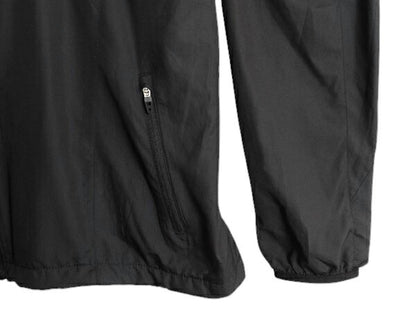 ノースフェイス フルジップ ナイロン ジャケット メンズ L / 古着 The North face FLIGHT SERIES アウトドア ブルゾン トレイル ブラック
