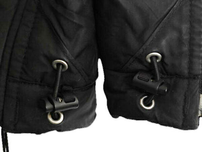 ノースフェイス 中綿 ナイロン ベスト レディース S / The North Face アウトドア 重ね着 前開き キルティング ハイネック フルジップ 黒