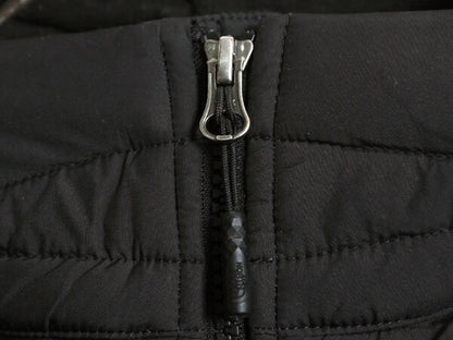 ノースフェイス 中綿 ナイロン ベスト レディース S / The North Face アウトドア 重ね着 前開き キルティング ハイネック フルジップ 黒