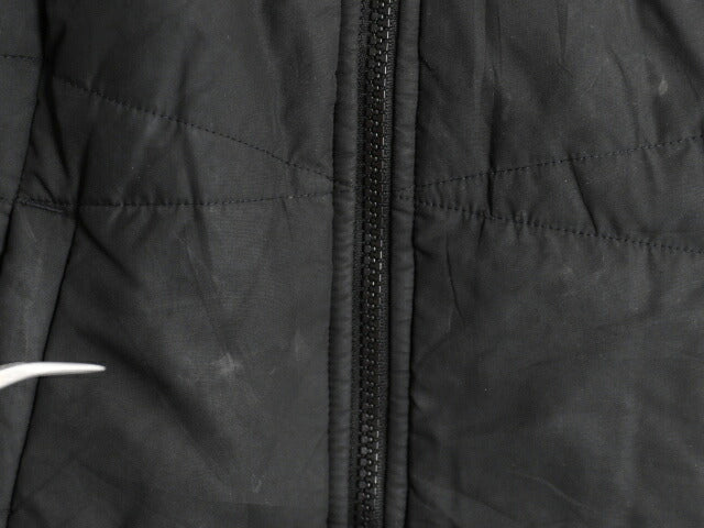 ノースフェイス 中綿 ナイロン ベスト レディース S / The North Face アウトドア 重ね着 前開き キルティング ハイネック フルジップ 黒