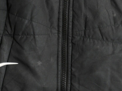 ノースフェイス 中綿 ナイロン ベスト レディース S / The North Face アウトドア 重ね着 前開き キルティング ハイネック フルジップ 黒