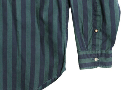 90s ブルックスブラザーズ ストライプ 長袖 ボタンダウン シャツ メンズ XL / オールド BROOKS BROTHERS 長袖シャツ 大きいサイズ ツートン