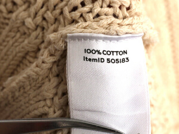 エルエルビーン シグネチャー フィッシャーマン コットン ニット セーター メンズ L / LLBEAN Signature 復刻モデル ケーブル ナチュラル