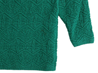 90s OLD GAP 3D 立体編み ニット セーター メンズ レディース M オールド ギャップ 紺タグ Vネック コットン ラミー ヘビーウェイト 無地