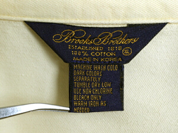 90s ブルックスブラザーズ コットン スイングトップ ジャケット メンズ XL / オールド Brooks Brothers フルジップ 大きいサイズ ブルゾン