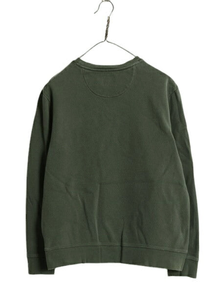 ブルックスブラザーズ プリント スウェット メンズ レディース S 古着 Brooks Brothers Red Fleece クルーネック トレーナー カットソー 緑