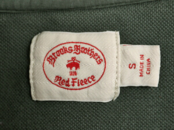 ブルックスブラザーズ プリント スウェット メンズ レディース S 古着 Brooks Brothers Red Fleece クルーネック トレーナー カットソー 緑
