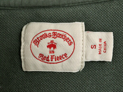 ブルックスブラザーズ プリント スウェット メンズ レディース S 古着 Brooks Brothers Red Fleece クルーネック トレーナー カットソー 緑