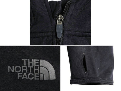 ノースフェイス フルジップ 裏 フリース フード パーカー メンズ XL The North Face ジャージ 素材 ストレッチ ジャケット 大きいサイズ 黒