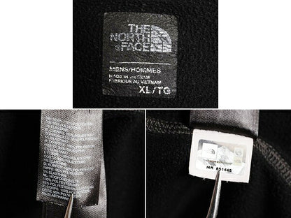 ノースフェイス フルジップ 裏 フリース フード パーカー メンズ XL The North Face ジャージ 素材 ストレッチ ジャケット 大きいサイズ 黒