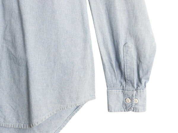 90s OLD GAP 長袖 シャツ メンズ L 古着 90年代 オールド ギャップ ヘビーウェイト コットン 長袖シャツ ポケット付き 紺タグ ピンチェック