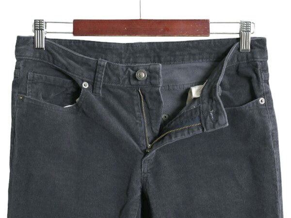 15年製 パタゴニア フィッテド コーデュロイ パンツ レディース 29 / 細畝 ストレッチ スキニー スリム オーガニック コットン アウトドア