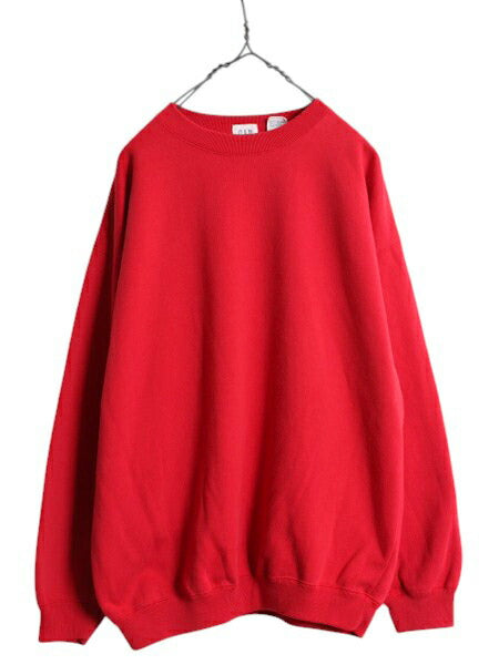 80s 90s OLD GAP 無地 スウェット メンズ レディース M / 古着 ヴィンテージ オールド ギャップ 裏起毛 トレーナー ヘビーウエイト レッド