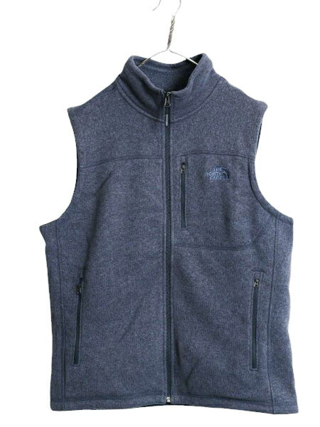 US企画 ノースフェイス ゴードン ライオンズ フリース ベスト メンズ L / 古着 The North face アウトドア 前開き フルジップ ポケット付き
