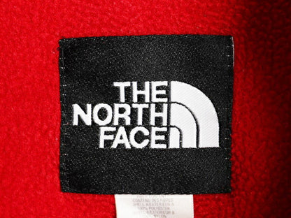 90s ノースフェイス デナリ ベスト レディース S 90年代 オールド The North Face DENALI フリース ナイロン アウトドア フルジップ 黒 赤