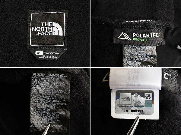 ノースフェイス デナリ ジャケット レディース S / The North Face DENALI アウトドア フリース ブルゾン ナイロン 黒 フルジップ ブラック