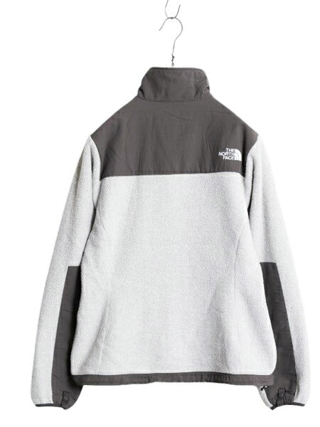 ノースフェイス デナリ ジャケット レディース S / The North Face DENALI アウトドア フリース ナイロン ブルゾン フルジップ ツートン 灰