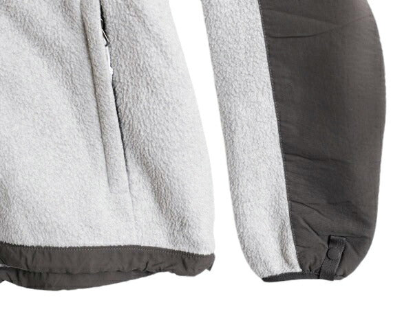 ノースフェイス デナリ ジャケット レディース S / The North Face DENALI アウトドア フリース ナイロン ブルゾン フルジップ ツートン 灰