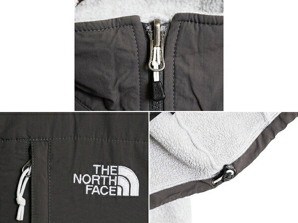 ノースフェイス デナリ ジャケット レディース S / The North Face DENALI アウトドア フリース ナイロン ブルゾン フルジップ ツートン 灰
