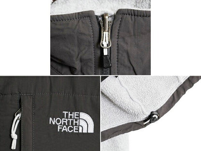 ノースフェイス デナリ ジャケット レディース S / The North Face DENALI アウトドア フリース ナイロン ブルゾン フルジップ ツートン 灰