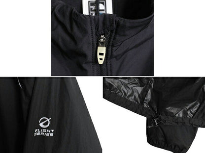 ノースフェイス フルジップ ナイロン ジャケット レディース XL / The North face FLIGHT SERIES アウトドア ブルゾン トレイル ブラック