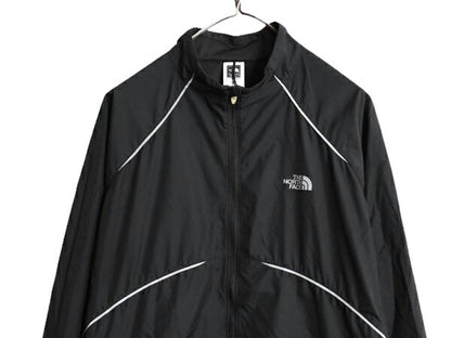 ノースフェイス フルジップ ナイロン ジャケット レディース XL / The North face FLIGHT SERIES アウトドア ブルゾン トレイル ブラック