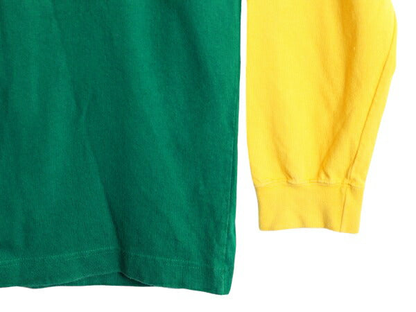 90s USA製 OLD GAP モックネック 長袖 Tシャツ メンズ XL 90年代 オールド ギャップ ラガーシャツ 素材 ヘビーウェイト マルチカラー ロンT