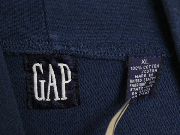 90s USA製 OLD GAP モックネック 長袖 Tシャツ メンズ XL 90年代 オールド ギャップ ラガーシャツ 素材 ヘビーウェイト マルチカラー ロンT