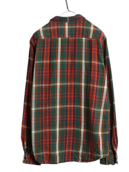 デニム&サプライ ラルフローレン チェック フランネル シャツ メンズ L / DENIM&SUPPLY ポロ ネルシャツ 長袖シャツ コットン マルチカラー