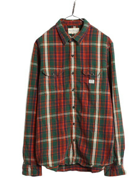 デニム&サプライ ラルフローレン チェック フランネル シャツ メンズ L / DENIM&SUPPLY ポロ ネルシャツ 長袖シャツ コットン マルチカラー