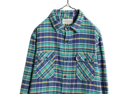 デニム&サプライ ラルフローレン チェック フランネル シャツ メンズ L / DENIM&SUPPLY ポロ ネルシャツ 長袖シャツ マルチカラー コットン