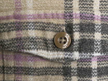 17年製 パタゴニア ロングスリーブ フィヨルド フランネル 長袖 シャツ レディース XS 程/ 古着 Patagonia アウトドア ネルシャツ チェック