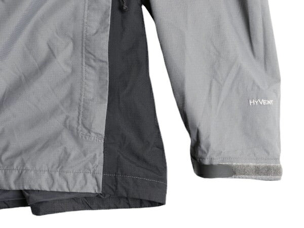 ノースフェイス HyVent ナイロン ジャケット メンズ L / 古着 The North Face アウトドア ブルゾン フルジップ ハイネック ツートン グレー