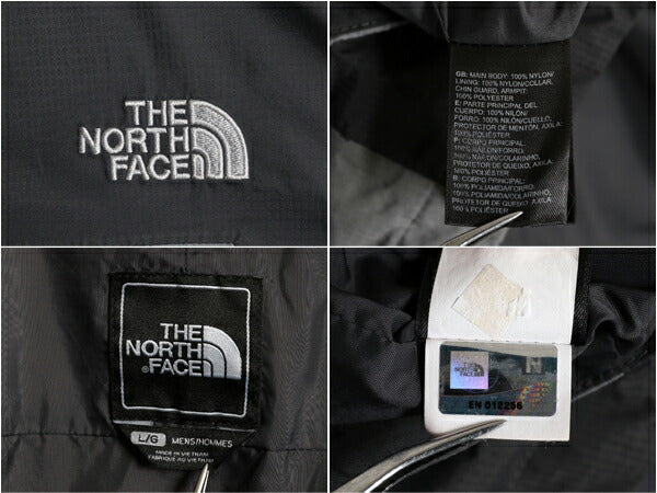 ノースフェイス HyVent ナイロン ジャケット メンズ L / 古着 The North Face アウトドア ブルゾン フルジップ ハイネック ツートン グレー
