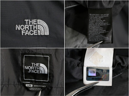 ノースフェイス HyVent ナイロン ジャケット メンズ L / 古着 The North Face アウトドア ブルゾン フルジップ ハイネック ツートン グレー