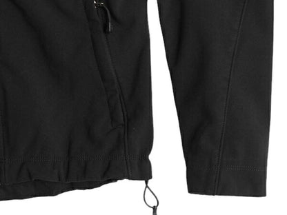 US企画 ノースフェイス APEX ソフトシェル ジャケット レディース S 古着 The North Face アウトドア 裏 フリース ブルゾン フルジップ 黒