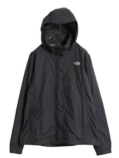 ノースフェイス HYVENT マウンテンパーカー ジャケット レディース L / The North Face アウトドア ナイロン ジャンパー マンパ ブラック